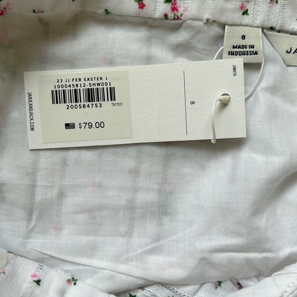 Janie and Jack | FLORAL SWISS DOT DRESS - Picture 11 of 11